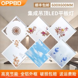 Integrated Ceiling Light 600X600 Led Flower-Shaped Light Aluminum Panel Light for Living Room and Study Recessed Led Panel Light 60X60