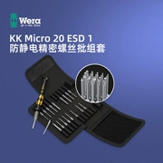 Đức wera Wera công cụ sửa chữa phần cứng ESD đa chức năng chống tĩnh điện chính xác tuốc nơ vít lô 20 món