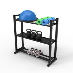 Fitness Equipment Storage Rack, Small Sports Equipment, Kettlebell, Dumbbell, Barbell Plate Storage Rack, Yoga Studio Ball Mat Storage Rack