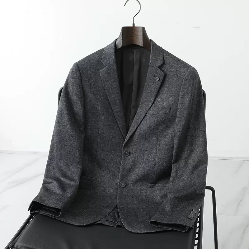 RAINMAKER MIX TWEED 美しい NO COLLAR JACKET