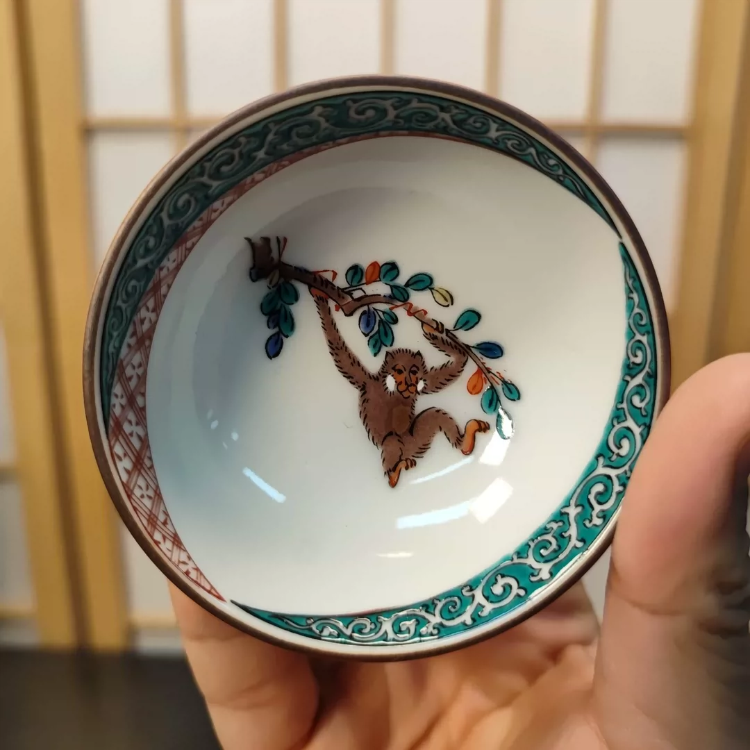 発掘品□爵杯【爵】古青銅製三つ足 周期 酒杯 立ち盃 古代紋 置物 祭具