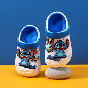 
Stilt children's hole shoes boy slippers summer new style boy anti-slip soft sole indoor cartoon kid parent-child