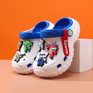 
Super Flying Children's Hole Shoes Boys Slippers Summer New Style Boys Big Children's Slippers Beach Shoes Baby