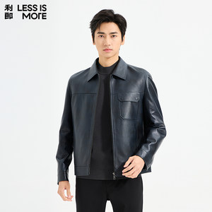 
[Yunwu Leather] Lilang Youth Business Mall same style genuine leather jacket 2025 winter men's light luxury jacket