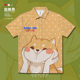 Japanese fresh Shiba Inu cat duck animal pattern quick-drying polo shirt men and women T-shirt clothes design without boundaries