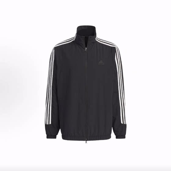 
adidas 3-Stripes sports waterproof jacket for men and women