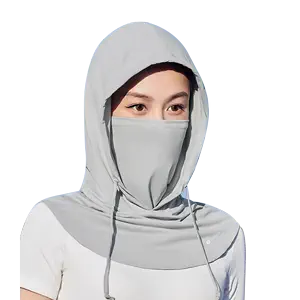 冰丝防晒面罩夏季男女百变魔术头巾护颈围脖套户外运动遮阳全脸罩-Taobao Malaysia