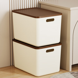 Storage Box for Desktop Clutter and Snacks, Rectangular Organizer Box for Home Use with Lid, Plastic Storage Bin, Plastic Storage Box