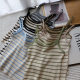
Universal inner wear 2025 new Korean style striped suspender knitted base anti-exposure top 9945 Qiangming women's clothing