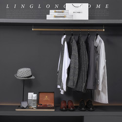 Model Room Cloakroom Accessory Set for the Master Bedroom, Plaid Striped Coat Storage Box, Soft Furnishings, Small Ornaments