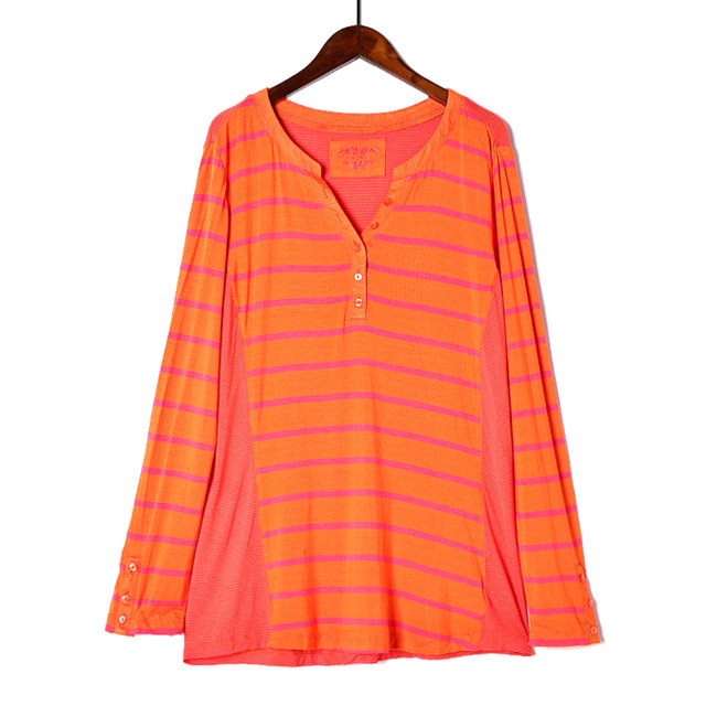 New Trendy Casual Fashion Pullover Breathable V-neck Long-sleeved T-shirt