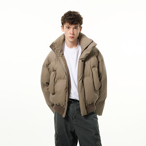 MADWITCH winter new thickened cotton clothing men and women American retro cleanfit high -end short couple jacket
