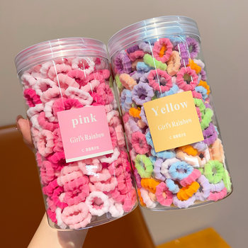 
Baby towel ring colorful thumb hair ring children's rubber band baby hair rope headband does not hurt hair headwear girls