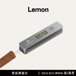 Cigar Hygrometer Metal Probe Type Portable Humidity Measuring Instrument Pen-Type Hygrometer Thermometer High Precision