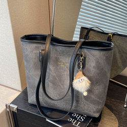 High-End, Fashionable and Versatile One-Shoulder Commuter Bag for Women 2025 Spring and Summer New Style Student Class Large-Capacity Tote Bag