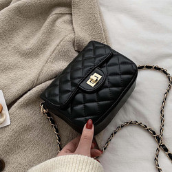 Trendy Small Handbag for Women 2025 New Fashion Korean Style Versatile Shoulder Crossbody Ins Fashion Quilted Chain Bag