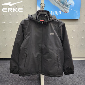 
Hongxing Erke 2025 winter new men's casual thickened training jacket hooded jacket 11225402183