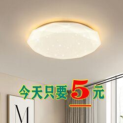 Star Diamond Led Ceiling Light Round Bedroom Light Room Balcony Light Simple Modern Corridor Aisle Light Entrance Light Fixture