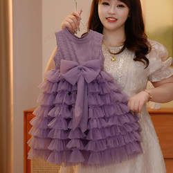 Girls' Dress Summer New Style Children's Birthday Dress Cake Dress Summer Dress Girl Performance Princess Dress Fashionable