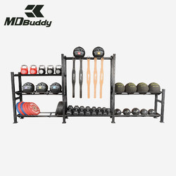 Mdbuddy/Modern Gym Multifunctional Storage Rack Md6815 Barbell Dumbbell Kettlebell Storage Rack