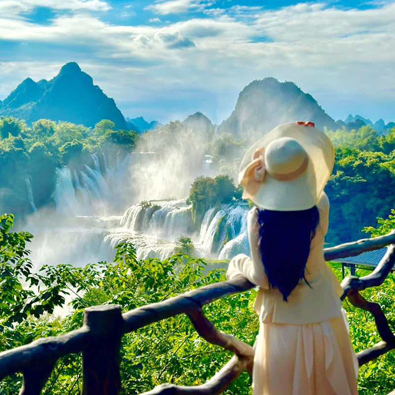 橙怡旅行广西旅游10天9晚跟团游南宁涠洲岛鹅泉通灵大峡谷德天瀑