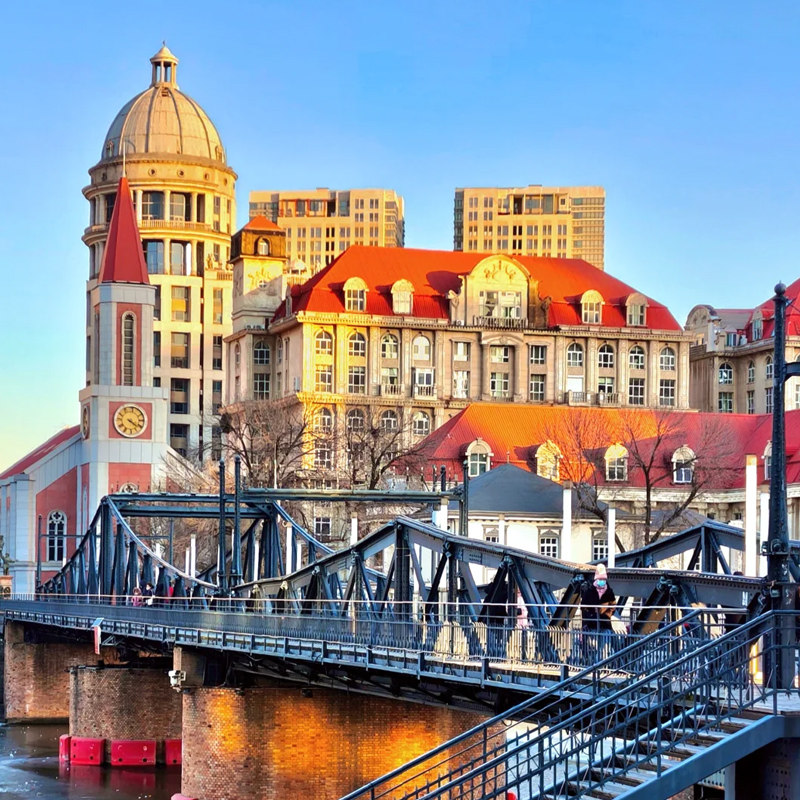 橙怡旅行天津1日游天津之眼意大利风情区瓷房子广东会馆纯玩