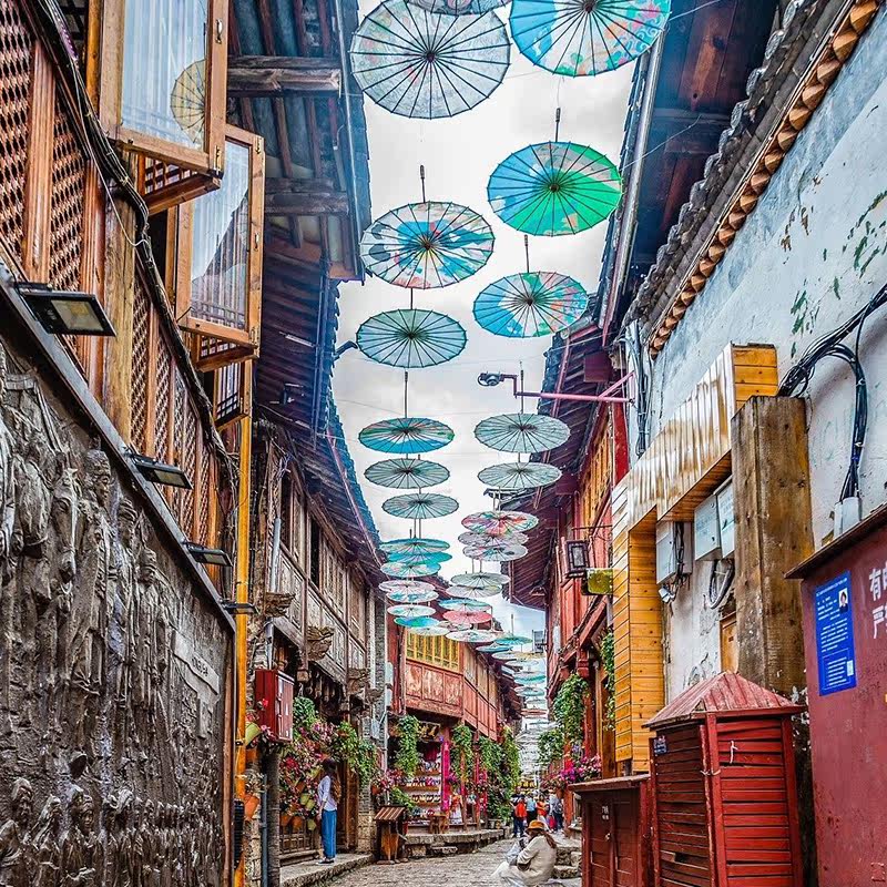 橙怡旅行云南丽江旅游束河古镇2天1晚住特色智能民宿相遇澜湄客栈