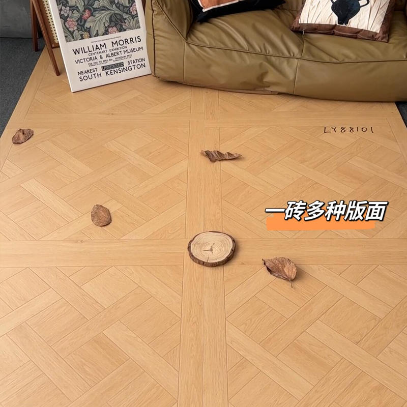 路易伯爵木纹砖800x800客餐厅卧室阳台仿木地板砖凡尔赛拼花瓷砖-淘宝网