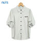 NUTS striped summer niche shirt women's mid-sleeved five-point sleeve top puff sleeve women's clothing 326011455B-399