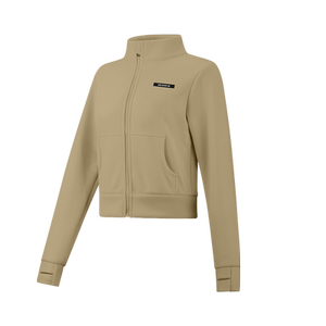 NEVERME sports jacket female plus velvet warm short loose casual fitness running yoga clothing top winter