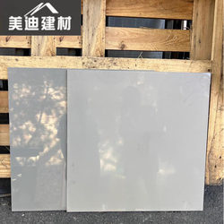 Pure Gray Tiles 800X800 Shopping Mall 4S Shop Special Floor Tiles Shallow Deep All-Over Vitrified Tiles 600X600 Polished Tiles