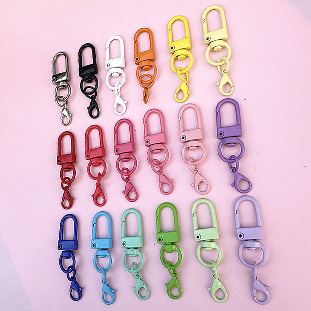 Colorful alloy 14mm lobster clasp + three-point door buckle two-piece ...