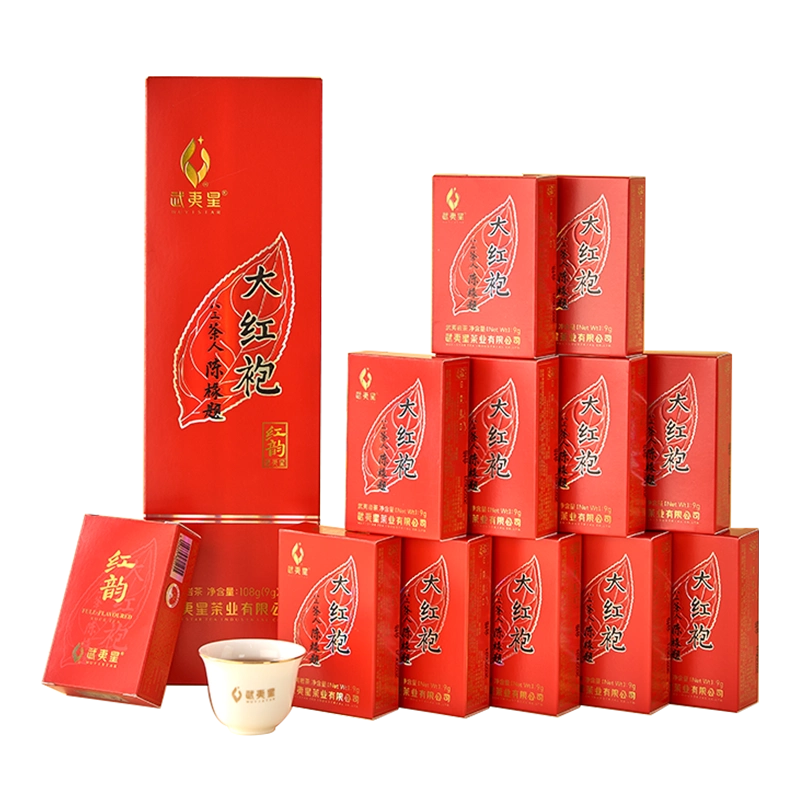 武夷山产大红袍岩茶乌龙礼盒木盒装240g高档送礼首选