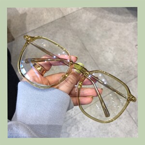 Anti -Blue Myopia Glasses Women's Patients Ins Little Red Book Face Black Frame Big Face Net Red Mirror Frame Eye