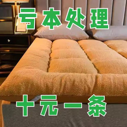 Lamb Wool Mattress Soft Pad for Home Use, Dormitory Student Single Bed Mattress, Bedding Base, Winter Thickened Pad