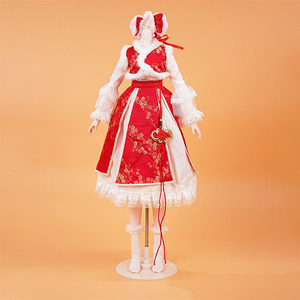 
Debisheng doll clothes 3 points doll clothes accessories Lolita costume ancient style 60cm girl twelve zodiac clothes retro