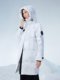 Bosideng Outlet women's long heat storage hooded fashionable warm down jacket