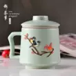 Ru Lò Trà Văn Phòng Trà Nữ Gốm Sứ Cốc Nước Cao Cấp Ru Lò Văn Phòng Cốc Cá Nhân cloisonné Cup chén sứ cổ chén sứ cổ 