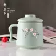 Ru Lò Trà Văn Phòng Trà Nữ Gốm Sứ Cốc Nước Cao Cấp Ru Lò Văn Phòng Cốc Cá Nhân cloisonné Cup chén sứ cổ chén sứ cổ 