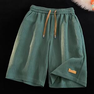 
Clearance and pick up the bargain for foreign trade withdrawal ice silk shorts men's summer thin breathable casual sports beach five-point pants large size