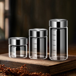 Traditional Chinese Medicine Dispensing Bottles, Household Food-Grade Graduated Glass Storage Sealed Bottles, Special Storage Bottles for Traditional Chinese Medicine Liquid, Empty Bottles