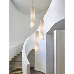 Japanese-Style Silk Fabric Wabi-Sabi Pendant Light Restaurant Light Bar Counter Bedroom Bedside Designer Unique Creative Homestay Lighting Fixtures