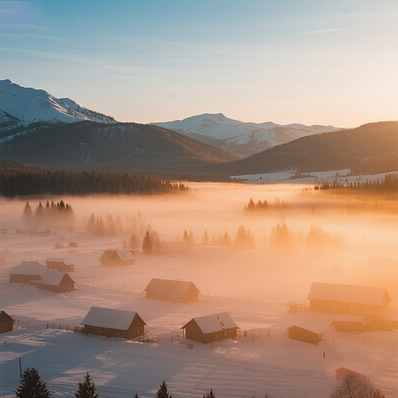 6人团新疆旅游北疆纯玩7天6晚跟团游住5钻将军山滑雪二进赛湖禾木