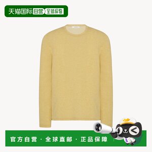 
Self-operated European direct mail THE ROW Casas men's cashmere light yellow sweater long sleeves