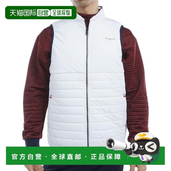 
Japan direct mail TOMMY HILFIGER GOLF men's windproof pressed cotton splicing vest THMA467