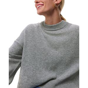 
US Direct Mail WHISTLES Women's Sweater Round Neck Pullover Fashionable and Casual Warm and Comfortable Women's Top