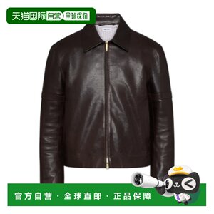 
Hong Kong direct mail THOM BROWNE men's leather jacket MJO257XL0171208 SS2026 brown