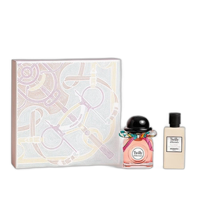 
European direct mail Hermes Hermes Twilly gift box silk scarf perfume 85ml + moisturizer 80ml authentic