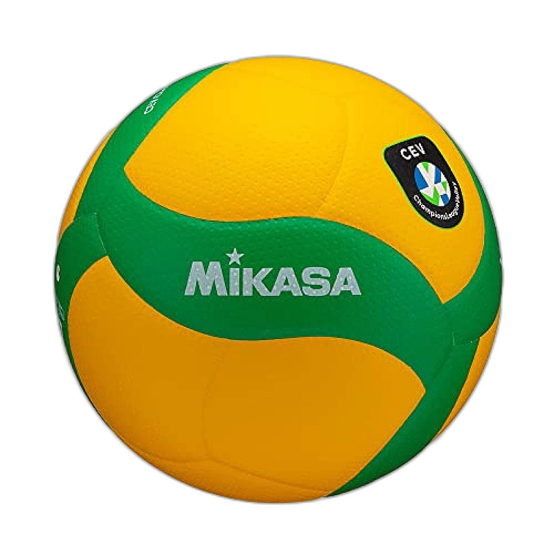 日本直邮】MIKASA 排球V200W-CEV 黄色/绿色5号运动户外
