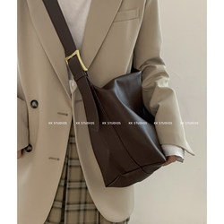 Korean Large-Capacity Crossbody Bag for Women 2025 New Trendy Casual Tote Bag Single Shoulder Underarm Bag Commuter Bag